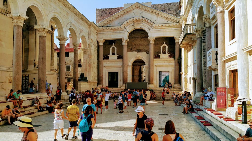 Old Town Split 'te Yer Alan Diocletianus Sarayı