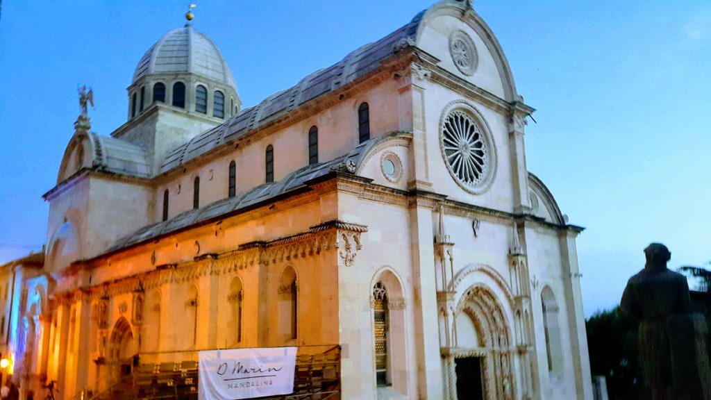 Old Town Sibenik 'te Yer Alan UNESCO Dünya Mirası Listesindeki, Aziz Yakup Katedrali