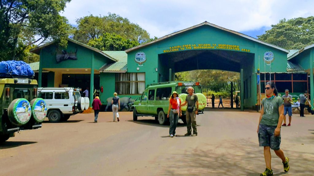 Ngorongoro Milli Park Girişi