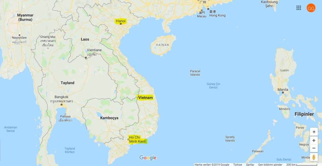 Vietnam Nerede ve Vietnam'ın Komşuları