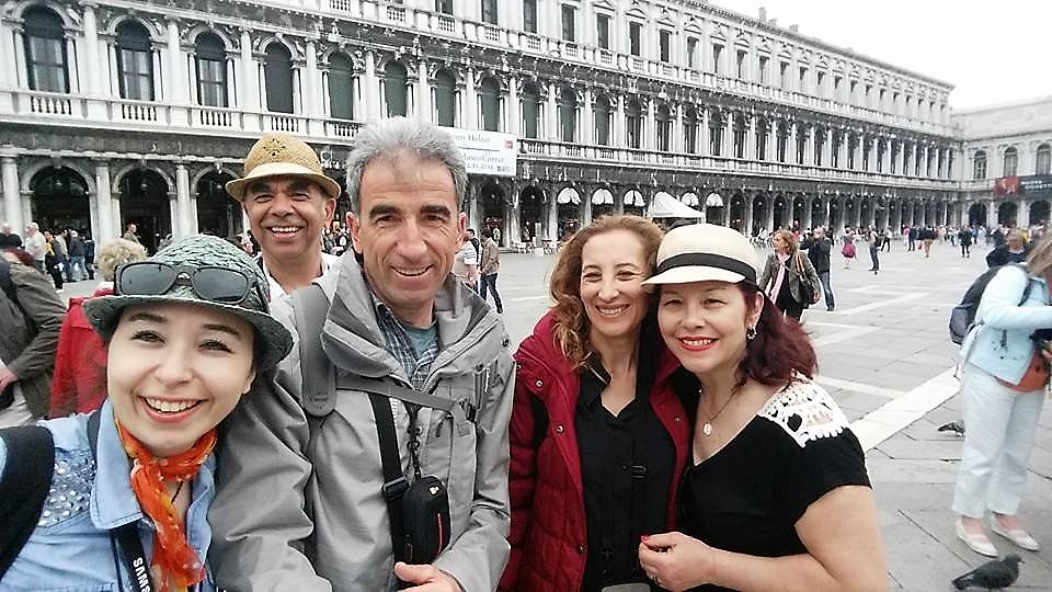İtalya'nı Önemli Turizm Merkezi Venedik San Marco Meydanı