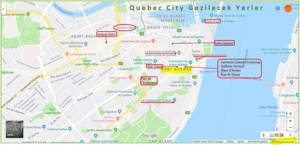 Quebec City Gezilecek Yerler