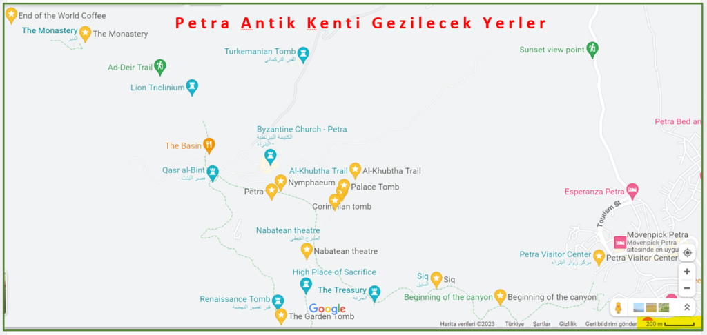 Ürdün Gezi Programı içerisindeki en önemli nokta, Petra Antik Kenti Gezilecek Yerler