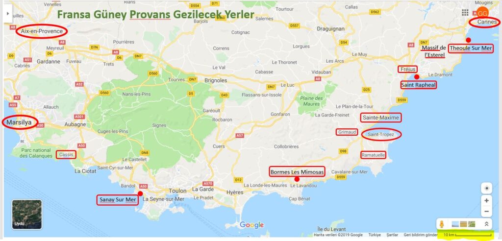 Fransa Gezi Programı Provans Gezilecek Yerler