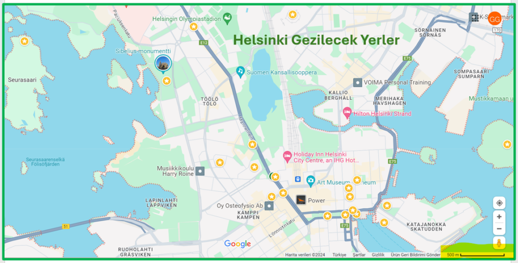 Helsinki Gezilecek Yerler