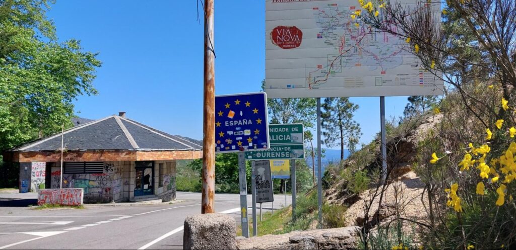 Camino Santiago Yolu, Portekiz - İspanya Sınırı