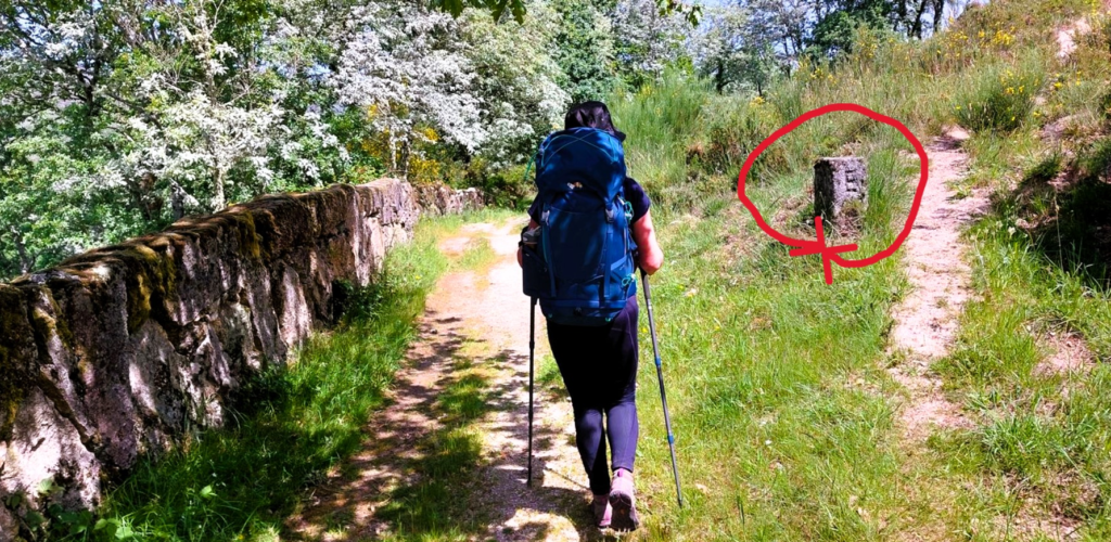 Camino Santiago Yolu, İspanya - Portekiz Sınırı